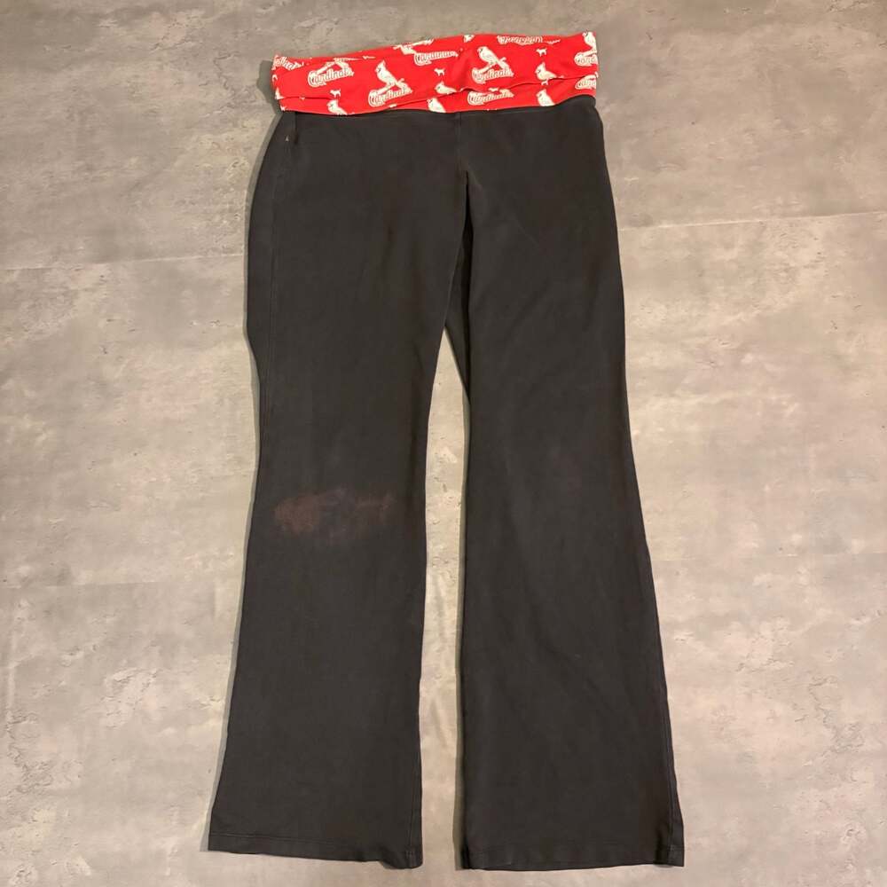 Victoria's Secret PINK St. Louis Cardinals Foldover Yoga Pants Size L